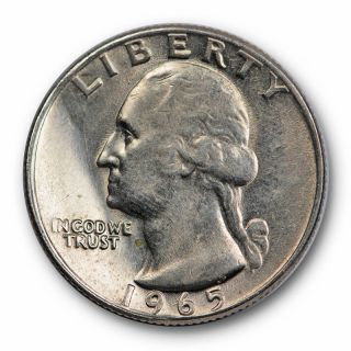 1965 Washington Quarter Clamshell Error Planchet Peel Coin Rp23
