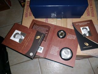 2015 Coin And Chronicles Set John F.  Kennedy Jfk Reverse Proof/medal/stamp