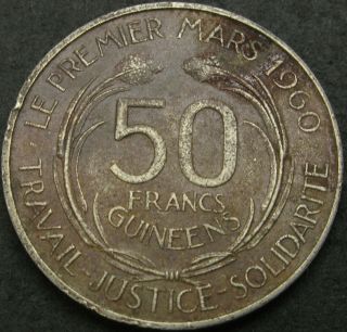 Guinea 50 Francs 1962 - Vf,  - 3033 ¤