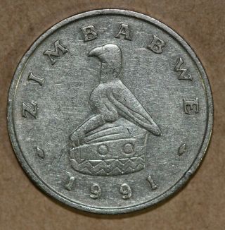 1991 Zimbabwe 10 Cents - Foreign Coin