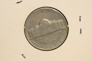1967 P Jefferson Nickel 5c - Error: Rotated Reverse Die