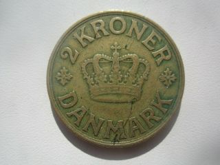 1941 DENMARK 2 KRONER KEY DATE 2