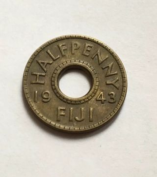 Fiji Half Penny 1943