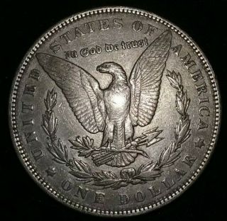 BRIGHT AU/BU 1891 P Morgan Silver Dollar $1 2