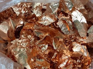 10 Full Grams Of Copper Leaf Flakes
