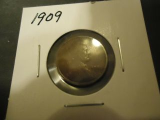 1909 Lincoln Wheat Cent Coin Not Vdb S & H,  C/s