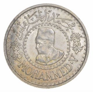Silver - World Coin - 1956 Morocco 500 Francs - World Silver Coin - 22.  7g 081