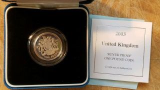 United Kingdom 2003 Silver Proof 1 Pound