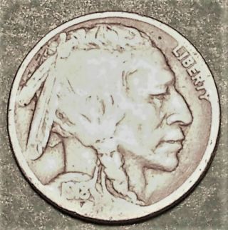 1918,  Indian Head Or Buffalo Nickels 937