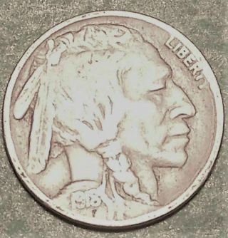 1918,  Indian Head Or Buffalo Nickels 938