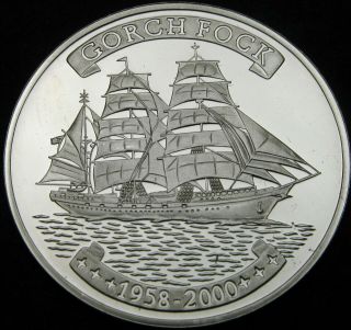 Togo 500 Francs 2000 Proof - Silver - Sailing Ship Gorch Fock - 583 ¤