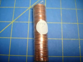 1986 P Roll Of 50 Uncirculated Pennies