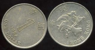 Hong Kong 1 Dollar 1994 (etat)