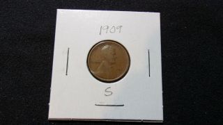 1909 - S One Cent U.  S.  (from $110 To $66).