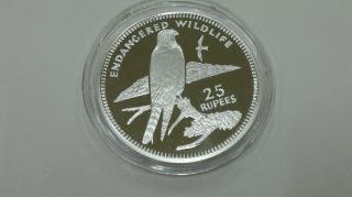 1995 Seychelles Kestrel Silver Proof