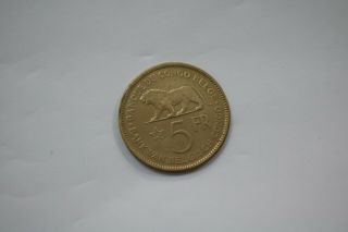Belgian Congo 5 Francs 1936 Sharp Details B18 Z2015