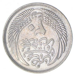 1907 Egypt 20 Piastres - Silver World Coin - 13.  9 Grams 180 2