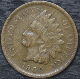 1908 - S San Francisco Copper Indian Head Penny