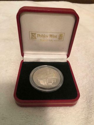 2000 Gibraltar Titanium 5 Pound Millennium Coin In W/