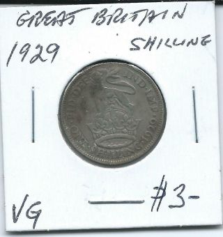 Great Britain 1929 Shilling