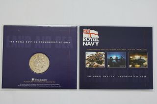 2003 Brilliant Uncirculated History Royal Navy £ 5 Coin Pack Jersey B21 Eu1