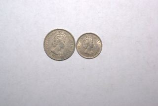 2 Different Coins From Malaya & British Borneo - 10 & 20 Cents (both 1961)