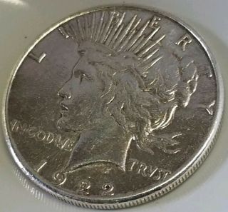 Black Mirror 1922 S Peace Dollar United States 90 Silver Coin Bullion Usa Xl