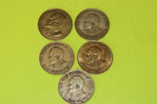 Kenya 5ea 10c Coin - 1968 - 69 - 70,  71,  78 Detail