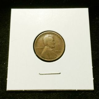 1925 - D Rotated Die Error Lincoln Cent Wheat Penny 3