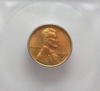 1935 - S Lincoln Wheat Cent Icg Ms66,  Red Better Date Lists For $800