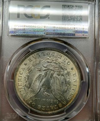 1883 - O Morgan Silver Dollar PCGS MS64 PQ Toned Gem Rainbow Goregous 5