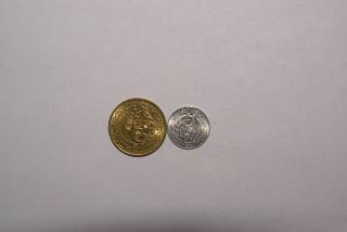 2 Different Coins From Algeria - 1 & 20 Centimes (both Dating 1964)