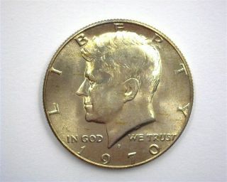 1970 - D Kennedy 50 Cents Gem Uncirculated