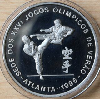 Sao Tome Principe 1000 Dobras Olympic 1996 Judo Atlanta Pp