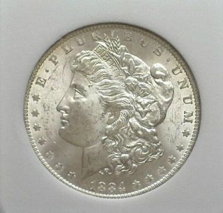 1884 - O Morgan Silver Dollar Near Gem Uncirculated