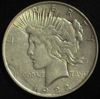 1922 - D Vam - 2ab2 Peace Silver Dollar [rinv 158]