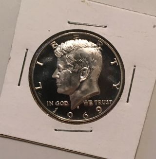 1969 - S Proof Kennedy Silver Half Dollar - Cameo