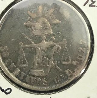 1879 Cn D Mexico Silver 50 Centavos Toning Scarce 5