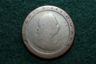 United Kingdom England 1797 George Iii Cart Wheel Pence