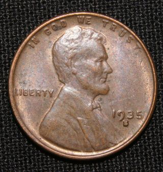 Au 1935 - S Lincoln Wheat Penny
