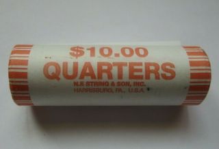2005 - D Kansas State Quarter 40 Coin Roll In Gem Bu Cond.  In Bank Roll Wrapper
