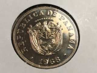 Panama 1968 5 Centesimos Coin Proof