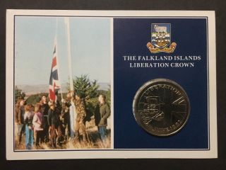 1982 Falkland Islands Liberation Crown Copper/nickel Unc (ms17/c)