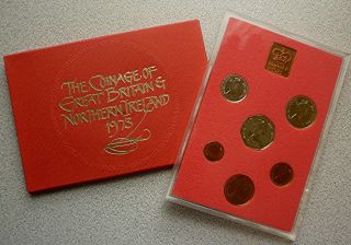1973 Great Britain / Northern Ireland Uk Proof Set (6) - British Decimal Coins
