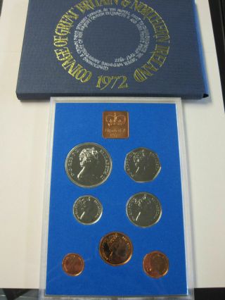 1972 Great Britain / Northern Ireland Uk Proof Set (7) - British Decimal Coins