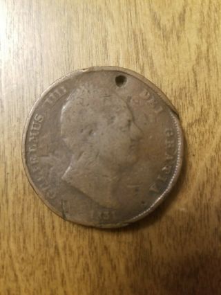 Uk 1831 Great Britain Penny - Gulielmus Iiii Dei Gratia