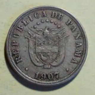 1907 Panama 2 1/2 Centesimos