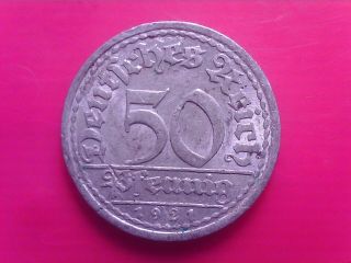 Germany Weimar 50 Pfennig 1921 A Jul06