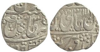 Ips Gwalior Shah Alam Ii Dar Ul Fateh Ujjain Ah 1311 Ry 35 Silver Rupee