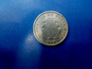 Costa Rica Coin 50 Centimos 1948 1395